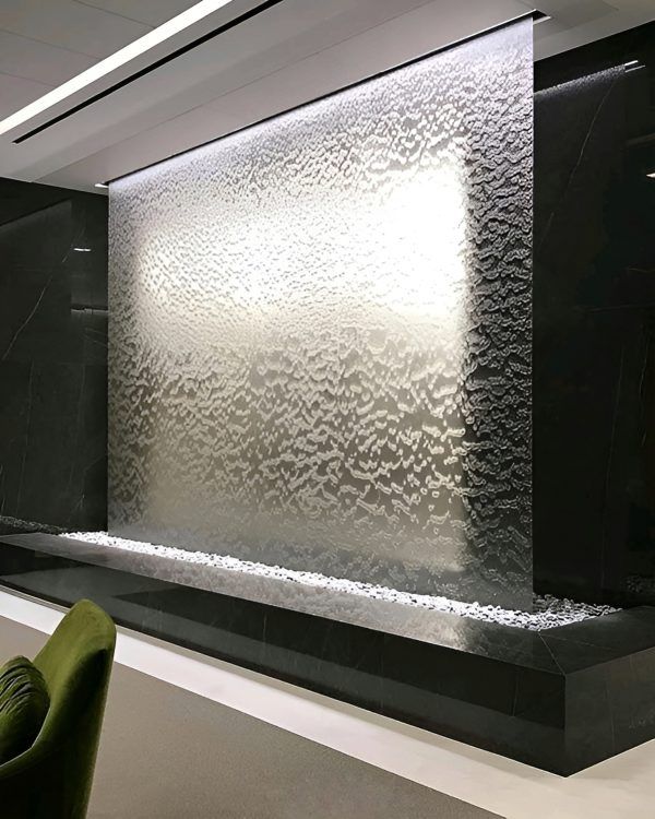 Toughen Glass Wall Fountain Manufacturer Supplier and Contractor In India