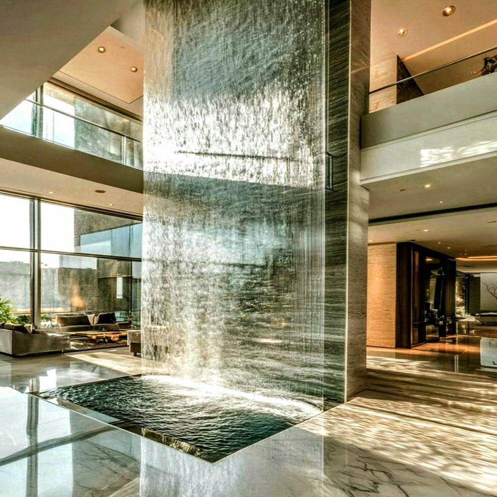 Toughen Glass Wall Fountain Manufacturer Supplier and Contractor In India