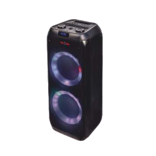 Party Light Speaker - 10" Woofers, 2.5" Tweeters, 90w Output Power | Bluetooth, Usb, Sd Connectivity, Led Lights, Eco Mic, Remote Control