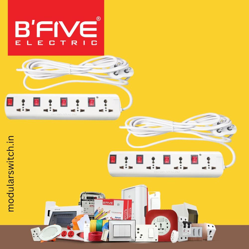 1 + 4 Power Strip Brass, B292