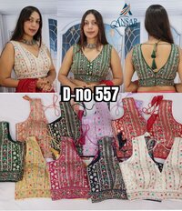 sleevles  AARI work blouse