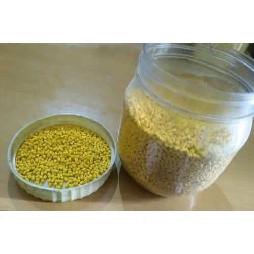 Yellow Masterbatch Granules