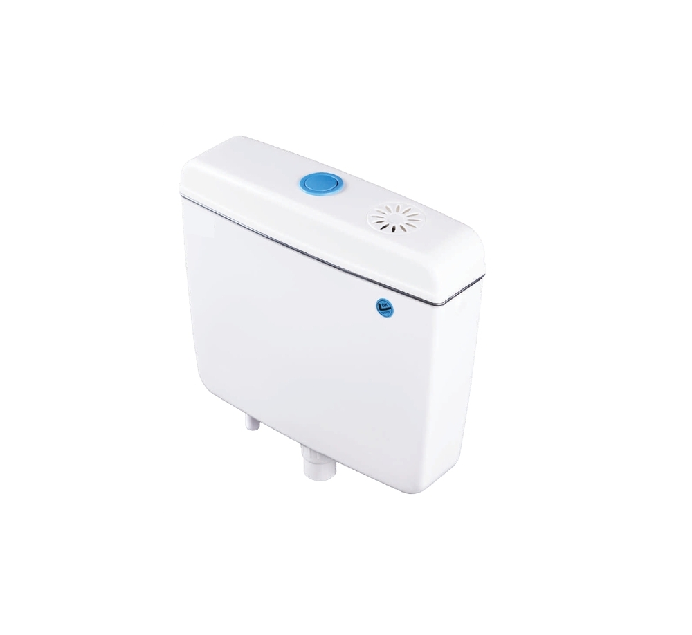 Low level plastic cistern