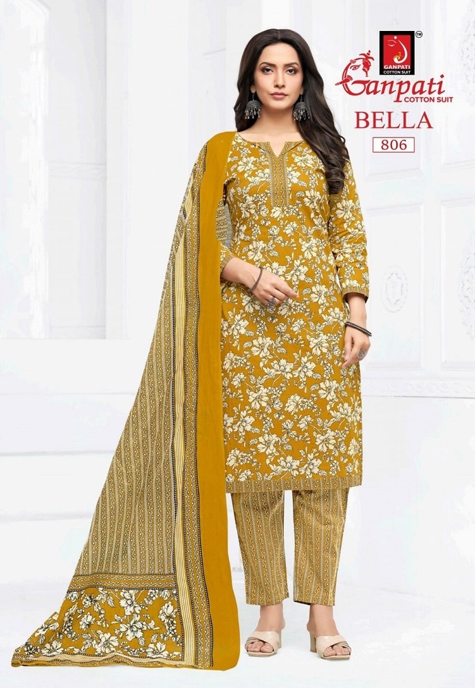 Ganapti Bella Pant Vol-8  Dress Material