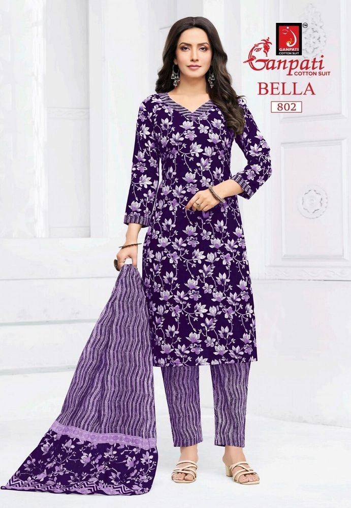 Ganapti Bella Pant Vol-8  Dress Material