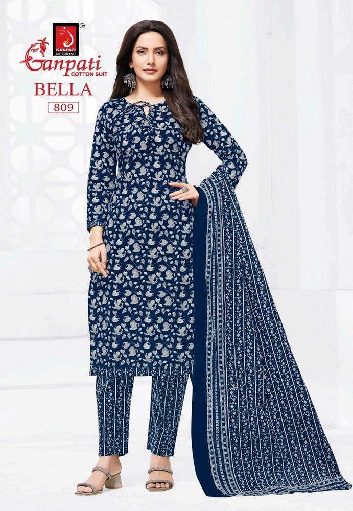 Ganapti Bella Pant Vol-8  Dress Material