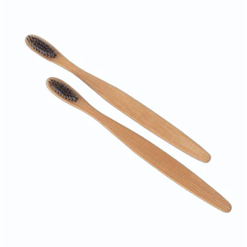 Neem Wood Toothbrush - Bristle Material: Silicone