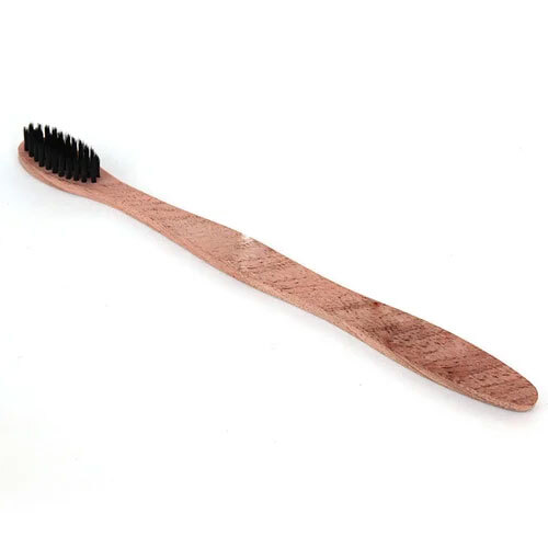 Neem Wood Toothbrush - Bristle Material: Silicone