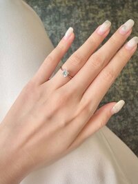 Princess cut Lab Grown Diamond Ring, Princess cut Diamond Ring