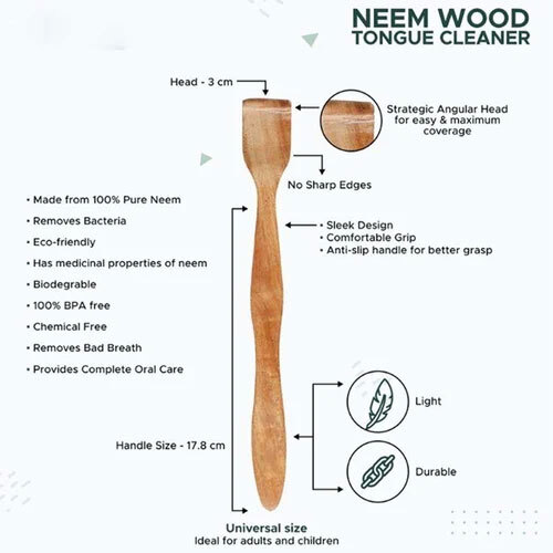 Neem Wood Tongue Cleaner