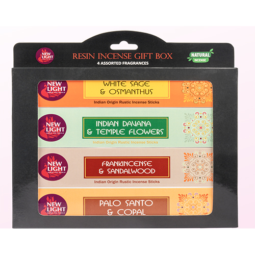Indian Origin Rustic Incense Range Incense Scks -Flat Boxes & Gi Box