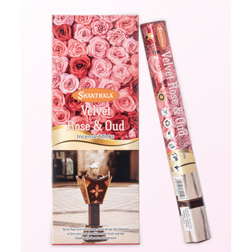 Shanthala Velvet Rose & Oud Incense Sticks