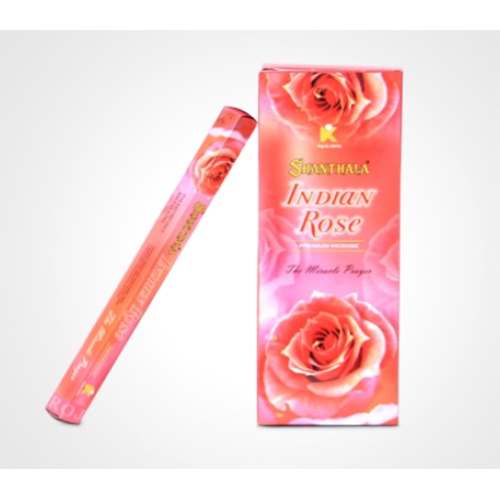 Shanthala Indian Rose Incense Sticks - Color: Brown