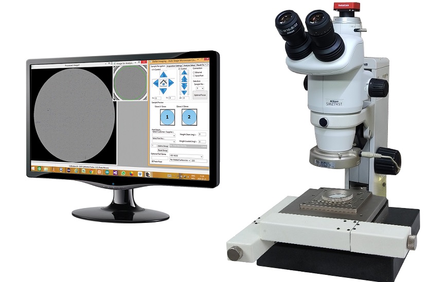 Motorized Stage Stereozoom Microscope