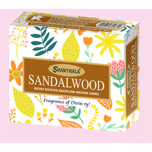 Sandalwood back flow Incense Cone