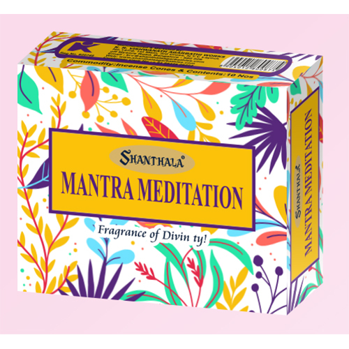 Mantra Meditation Incense Cone