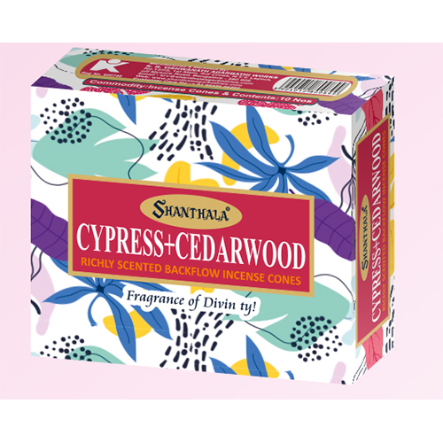 Cypress + Cedarwood Incense Cone