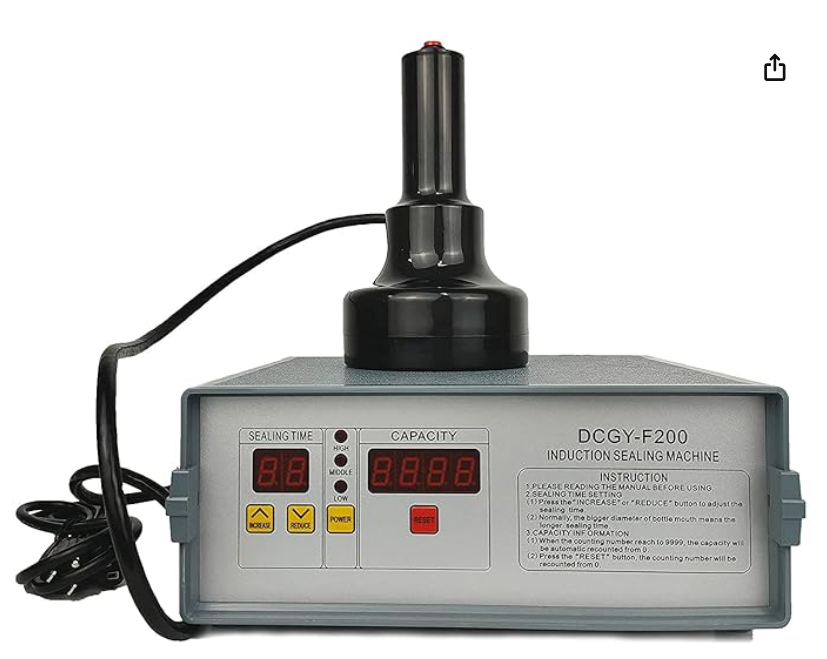 Plastic Jar Cap Sealing Machine