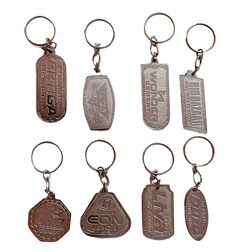 Metal Keychains - Color: Silver