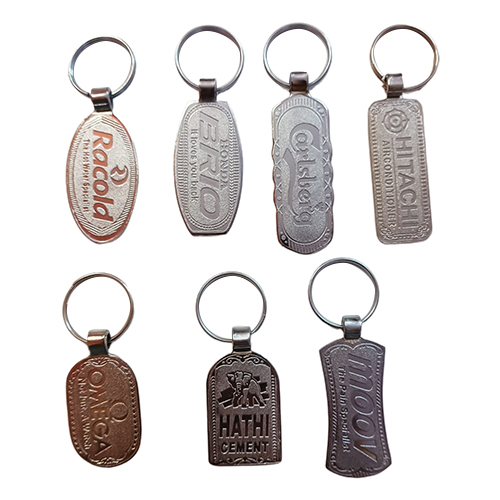 Silver Metal Keychain - Features: Corrosion Resistance