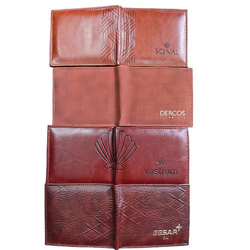 Mens Leather Wallet - Color: Multicolor