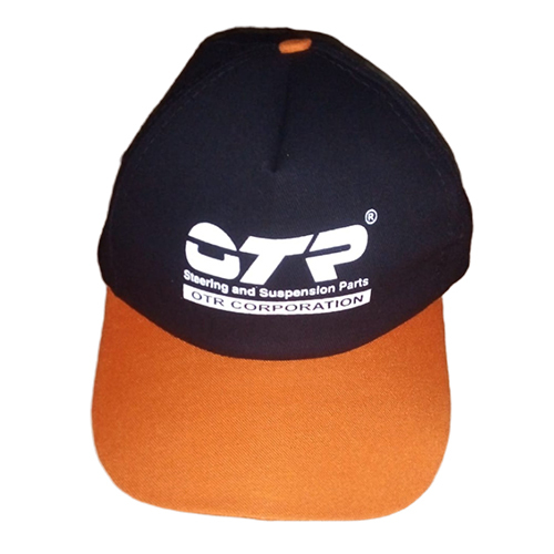 Promotional Cap - Color: Black And Orange