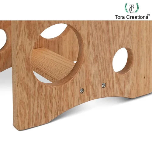 Wooden Bottle Rack - Artwork: Handmade