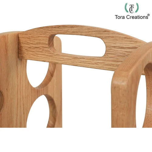 Wooden Bottle Rack - Artwork: Handmade