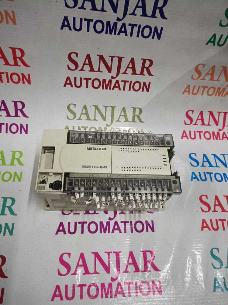 Mitsubishi Fx2n-48mr-es/ul - Used, Industrial Programmable Logic Controller , Versatile I/o Options, Reliable Performance, Compact Design