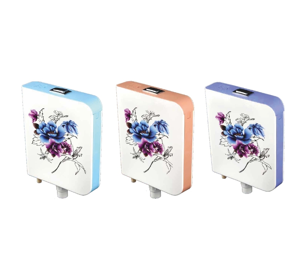 Toilet flush cistern push