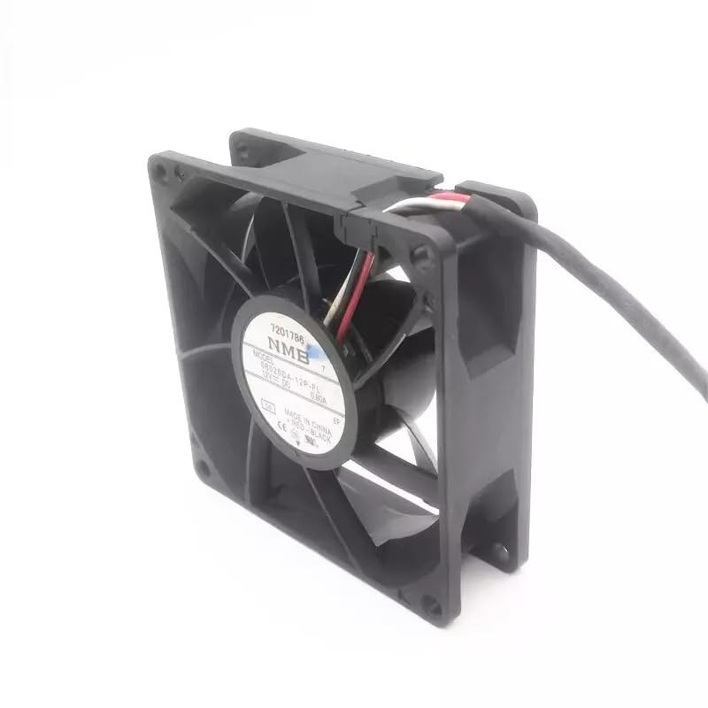 NMB 08025DA-12P-FL Axial 12V-0.80A DC Brushless Air Cooling Fan 7000 RPM 80 * 80 * 25mm 3Wire