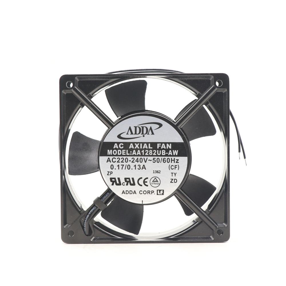 ADDA AA1282UB-AW 120x120x38mm 230VAC 96CFM 32.2W 2400RPM Ball Bearing Cabinet Axial Cooling Fan