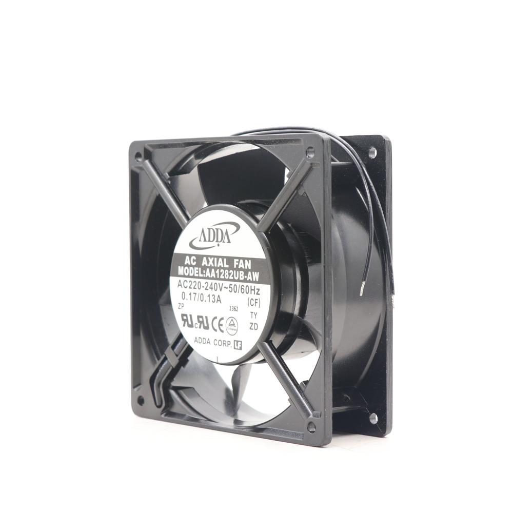 ADDA AA1282UB-AW 120x120x38mm 230VAC 96CFM 32.2W 2400RPM Ball Bearing Cabinet Axial Cooling Fan