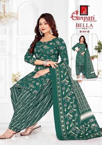 Ganpati Bella Patiyala vol-8  Dress Material