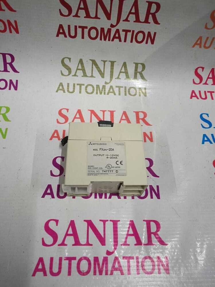 Mitsubishi Fx2n-2da - Used Condition, Compatible With Fx Series | Industrial Automation Controller For Enhanced Performance