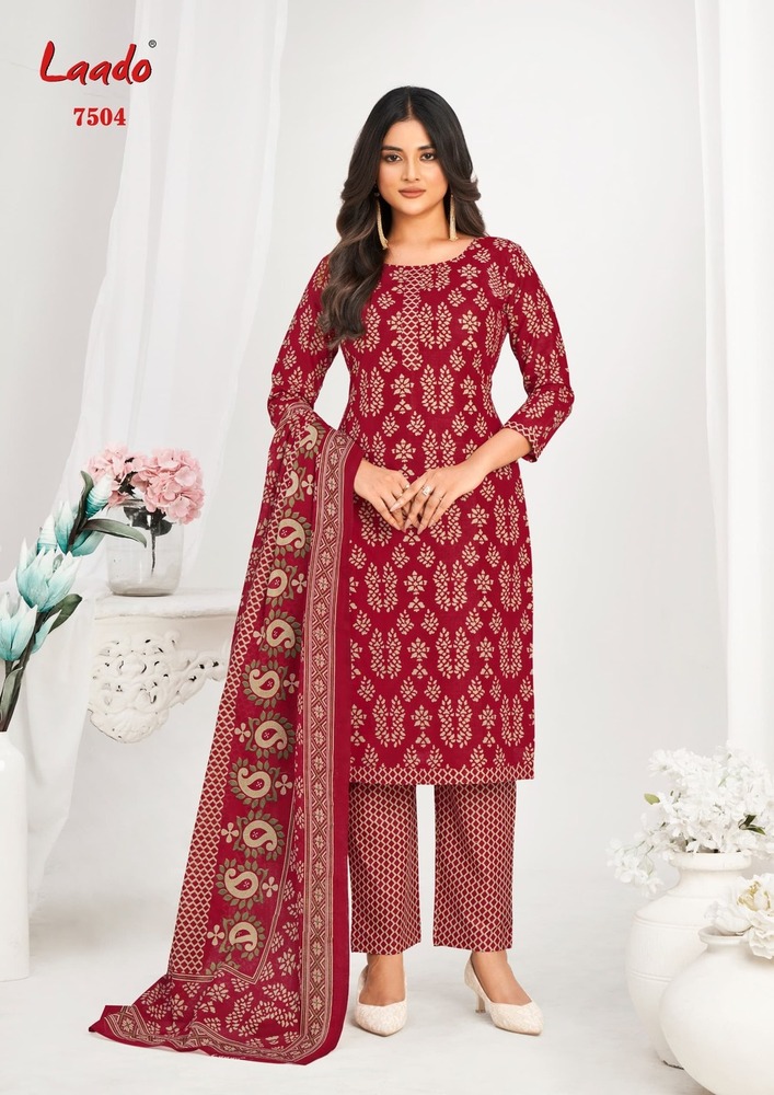 Laado Print Vol-75  Dress Material
