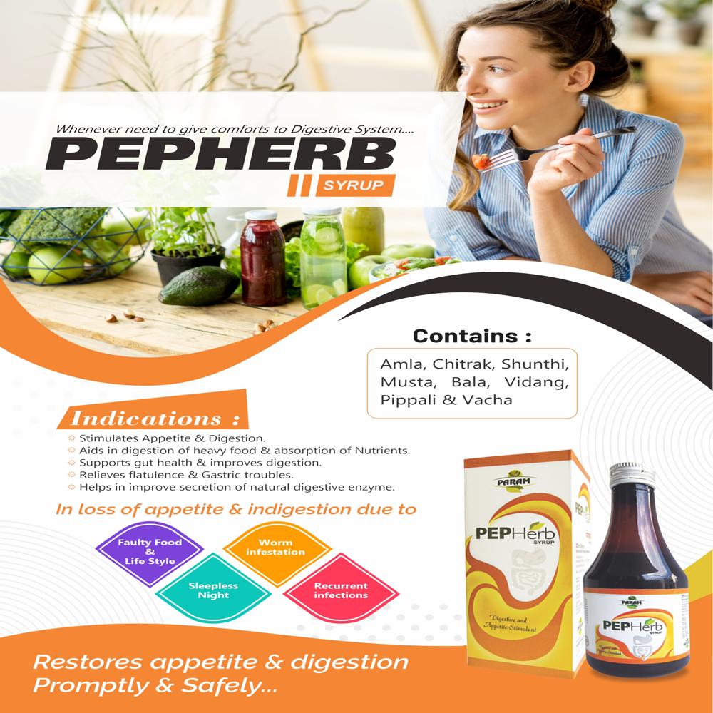 Pepherb Syrup - Age Group: For Adults