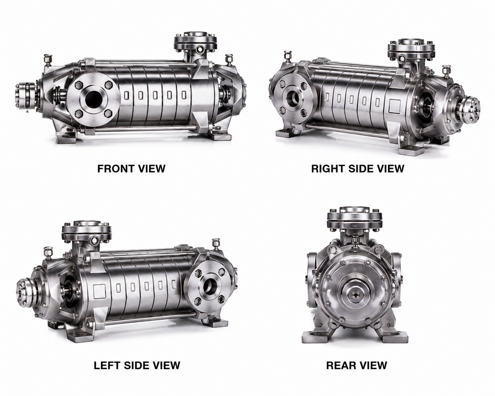 300 M High Pressure Multi Stage Pump - Capacity: Up To 80 M3/Hr