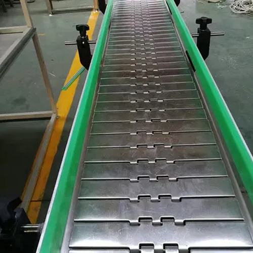 Slat Chain Conveyor System - Features: Stable Operation