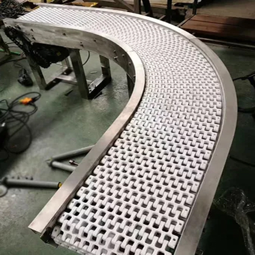 Plast Modular Slat Chain Conveyor - Features: Stable Operation