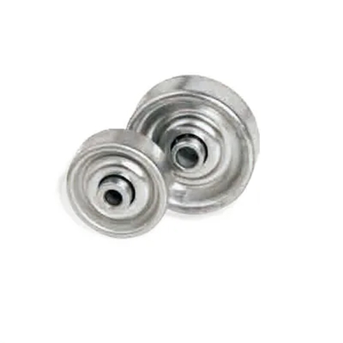 Heavy Duty Zinc-Plated Steel Conveyor Skate Wheel With Ball Bearing - Color: As Per Availability