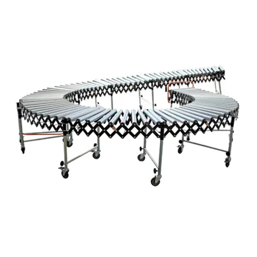 Flexible Expandable Single-Roller Conveyor For Carton Package Handling - Load Capacity: Upto 4 Tonne