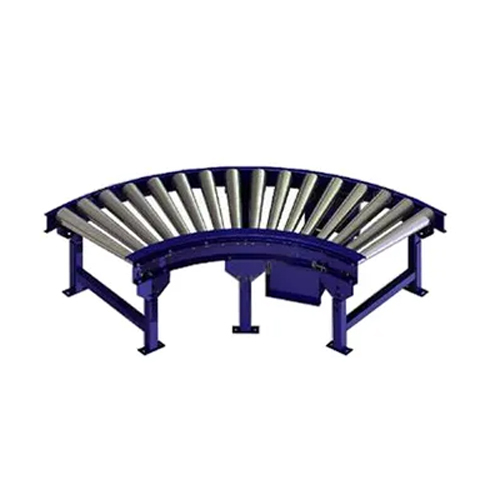 Chain Drive Double Sprocket Curved Roller Conveyor Of Conveyor System - Load Capacity: Upto 5 Tonne