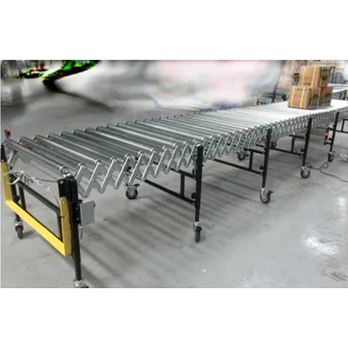 Speed Adjustable Flexible Expandable Motorized Roller Conveyor - Load Capacity: Upto 5 Tonne