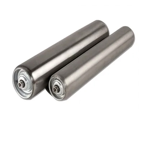 Medium Or Heavy Duty Zinc-Plated Steel Gravity Conveyor Roller For Pallet Flow Rack - Features: High Efficiency