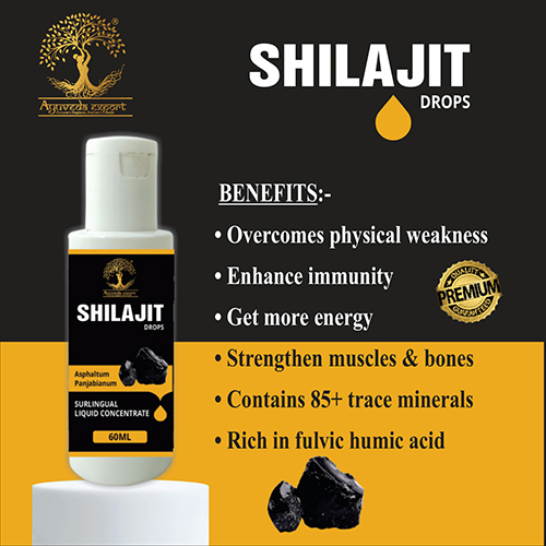 Shilajit Drops - Grade: Medicine Grade