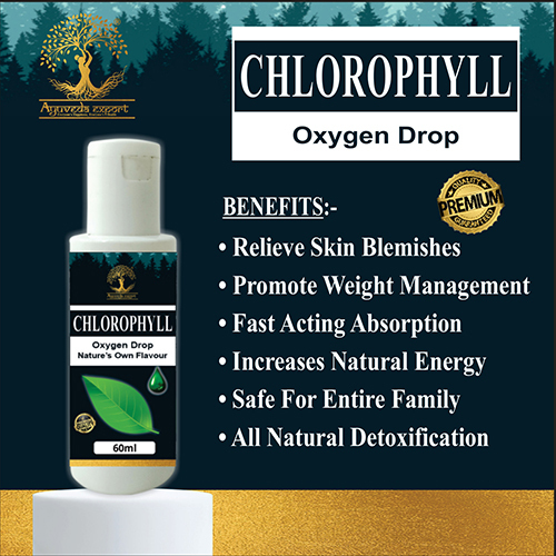Chlorophyll Oxygen Drop - Grade: Medicine Grade