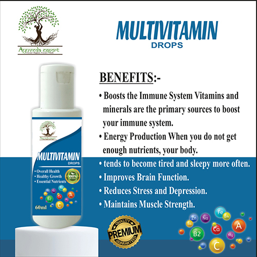 Multivitamin Drops - Direction: As Suggested