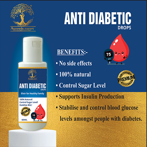 Anti Diabetic Drops - Grade: Medicine Grade