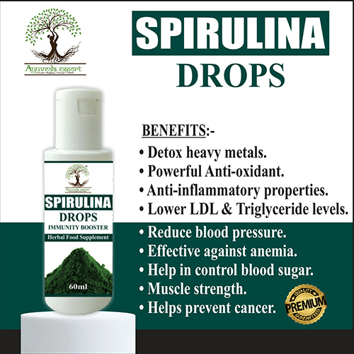 Spirulina Drops - Grade: Medicine Grade